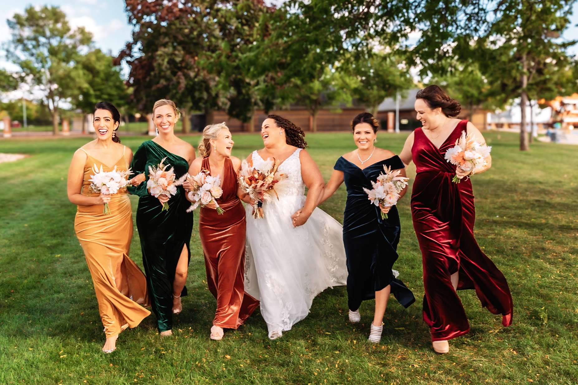Tara & Bridesmaids at a Green Bay Wedding
